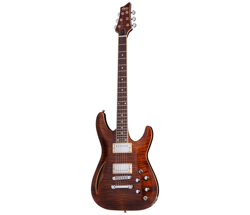 Schecter جيتار كهربائي شيكتر 640 C-1 E/A كلاسيك - عين القط - Image 2