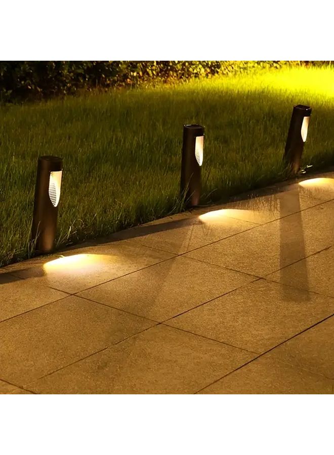 مصباح حديقة شمسي جديد أسطواني مخطط للضوء الدافئ في الهواء الطلق - Image 3