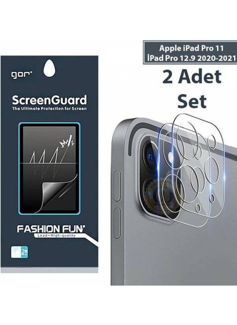 Coofbe - 2 Pieces iPad Pro 11 and iPad Pro 12.9 2020-2021 Compatible Rear Camera Protector, Does Not Leave Bubbles - Image 1