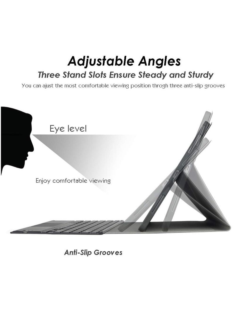 ELTRAZONE iPad Keyboard Case for iPad Apple iPad Pro 11 2018/2020/2021 iPad Cover with Keyboard Built-in Touchpad & Pencil Holder (for iPad 11", Black) - Image 4