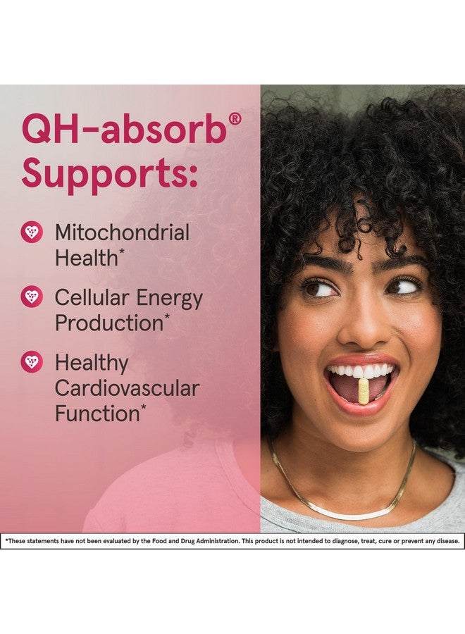 Jarrow Formulas QH-Absorb 200 mg - Active Antioxidant Form of Co-Q10 - Dietary Supplement - Supports Mitochondrial Energy Production & Cardiovascular Health - 90 Softgels - Image 4