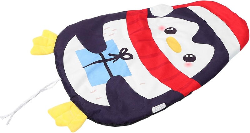 Pet Sleeping Mat for Cats and Dogs Waterproof Portable Pet Bed Cushion Pad Moisture-Resistant Penguin Pattern for Indoor and Outdoor Use - Image 1