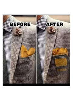 Generic Napkin holder for men's suit - high-quality material, two pieces  - Image 4