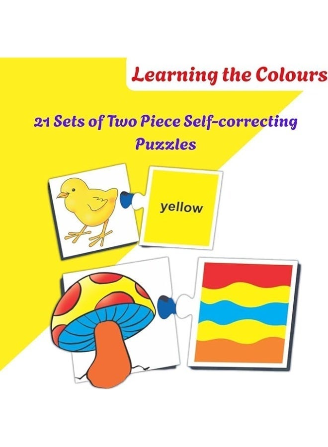 Smart Learning the Colours – 21 Self-Correcting Puzzles Sets | Colour Matching Game for Toddlers & Preschoolers | Educational Toy | Speech Therapist & Teacher | Ages 3 & Up - Image 2