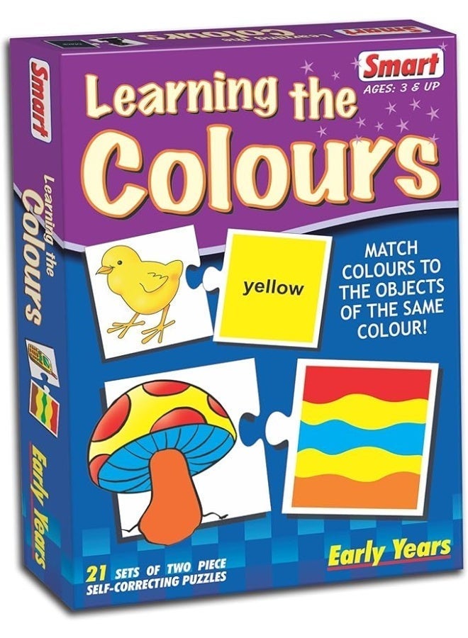 Smart Learning the Colours – 21 Self-Correcting Puzzles Sets | Colour Matching Game for Toddlers & Preschoolers | Educational Toy | Speech Therapist & Teacher | Ages 3 & Up - Image 1