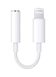 Lightning Headphone Jack Adapter White