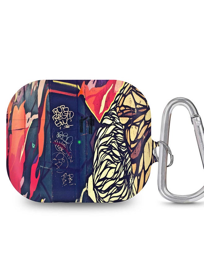 Stylizedd - StylePods Case for Airpods 3rd Gen Case With Anti-Lost Keychain - Wise Graffitti - Image 1