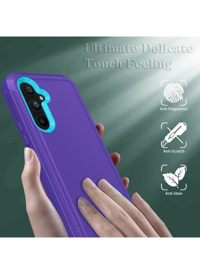 ONOLA Phone Case for Samsung Galaxy S23 Plus Case with HD Screen Protector, Heavy Duty Shockproof & Dropproof 3-Layer Cover Phone Case for Galaxy S23 Plus 6.6'',PurpleSkyblue - Image 3