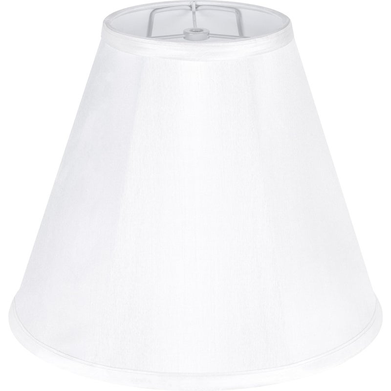 GO&SO White Bell Lamp Shades Medium lamp shade for Table Lamp 6"Top x 13"Bottom x 9.8"High(Spider)Traditional Lampshades for Table & Bedside Lamp -Replacement Lampshade,Assembly Required -Handmade By GO&SO - Image 1