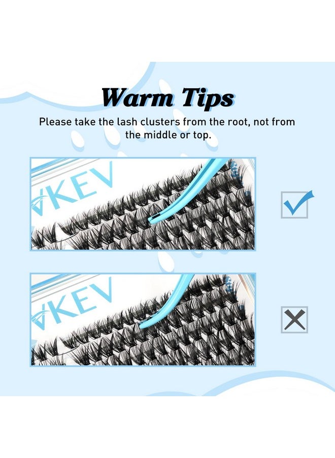 KevKev - 540 Pcs Lash Clusters D Curl Individual Lashes 30D 40D Eyelash Clusters Lash Wispy And Natural Look Diy Lash Extensions 4 Styles Lashes That Look Like Extensions(540 Pcs, D1018Mix) - Image 1