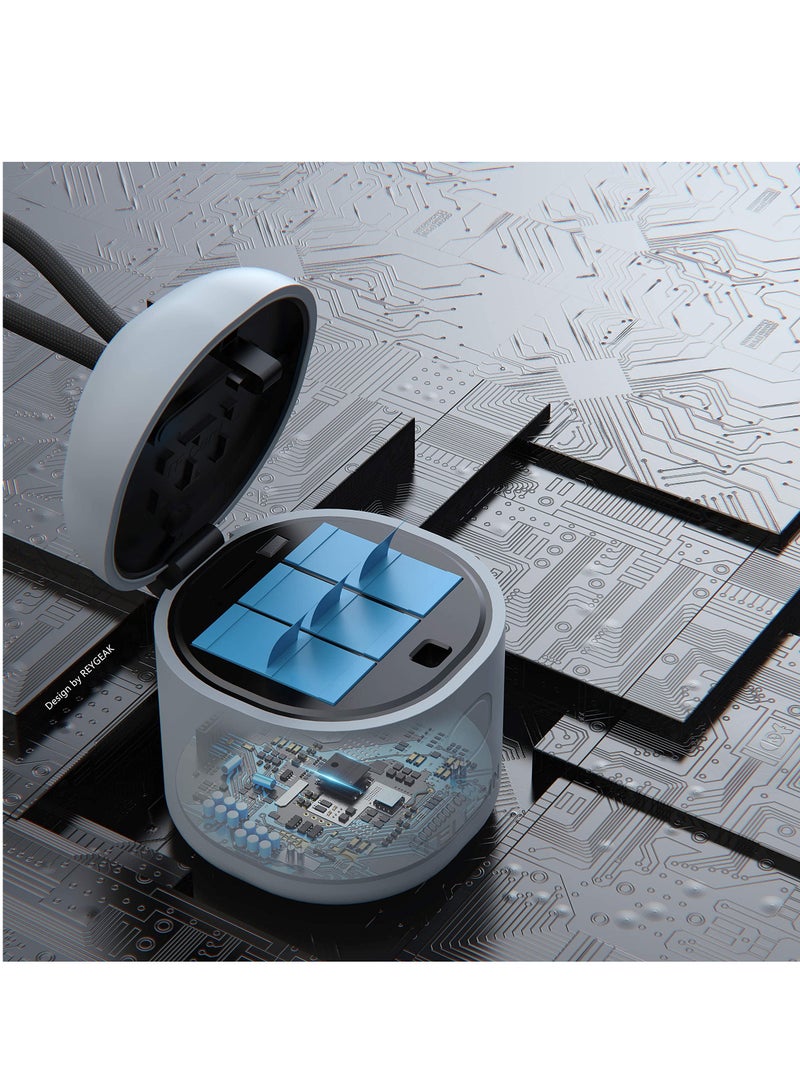 AllinBox Battery Charger for Hero 12/11/10/9 with High Speed USB 3.0 SD Card Reader Function IP54 Waterproof Storage Carry Case for GoPro Hero 12/11/10/9 (Only Charger) - Image 5