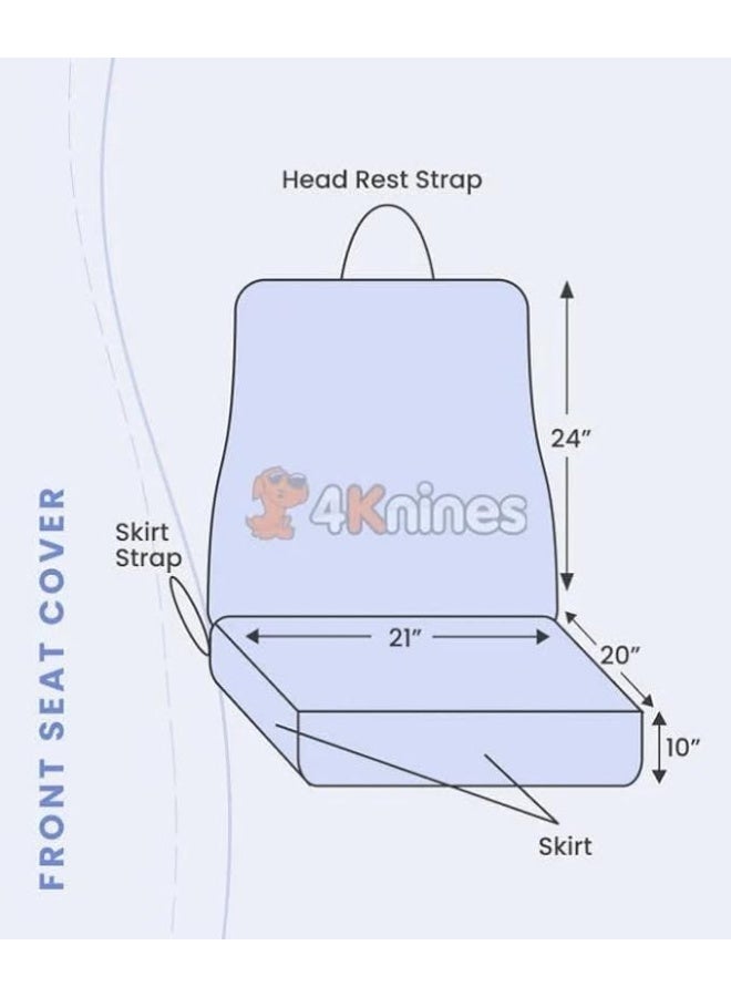 Fitted Bucket Seat Waterproof Non-Slip Cover, Tan - Image 3