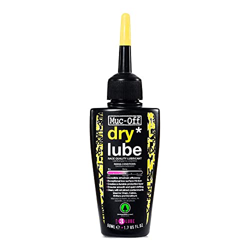 Muc Off Muc-Off Dry Chain Lube, 50 Milliliters - Biodegradable Bike Chain Lubricant, Suitable for All Types of Bike - Formulated for Dry Weather Conditions - Image 1