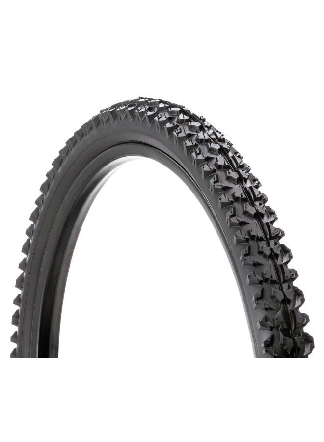 SCHWINN Replacement Bike Tire, Mountain Bike, High Traction Tread, 24 x 1.95-Inch, Black with Steel Bead - Image 1