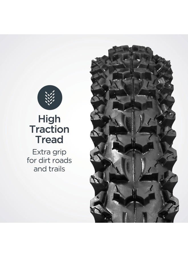 SCHWINN Replacement Bike Tire, Mountain Bike, High Traction Tread, 24 x 1.95-Inch, Black with Steel Bead - Image 3