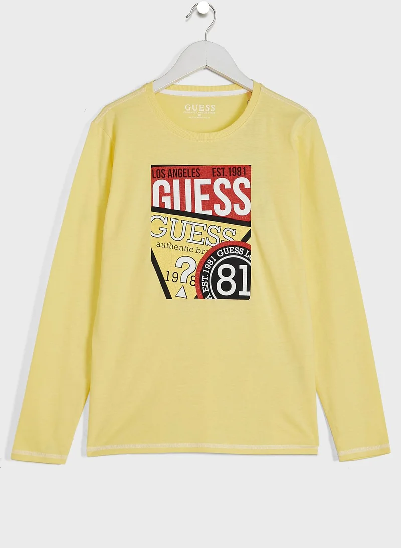 GUESS Kids Slogan T-Shirt