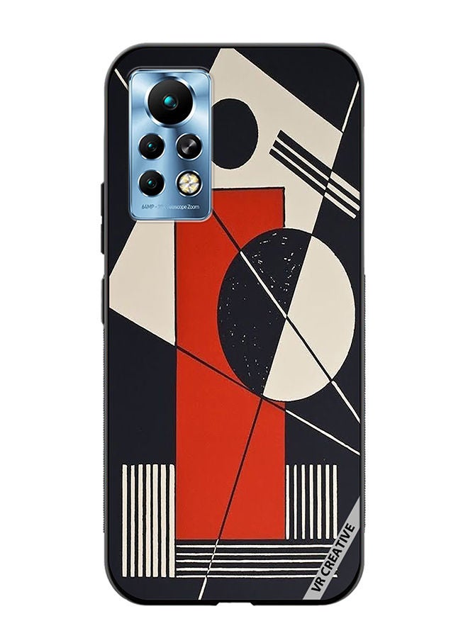 VR CREATIVE Protective Case Cover For Infinix Note 11 Pro Abstract Design Multicolour - Image 1