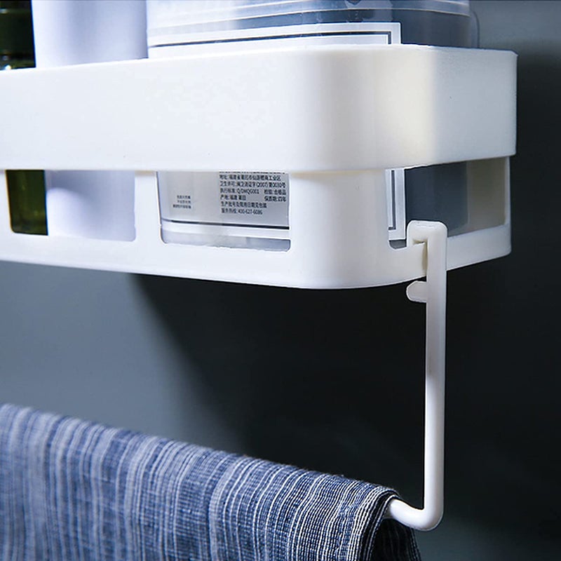 ZVONKO Multipurpose Wall Shelves Bathroom Storage Rack Box Strong Shower Rack Shelf BS2Hanger1 - Image 3