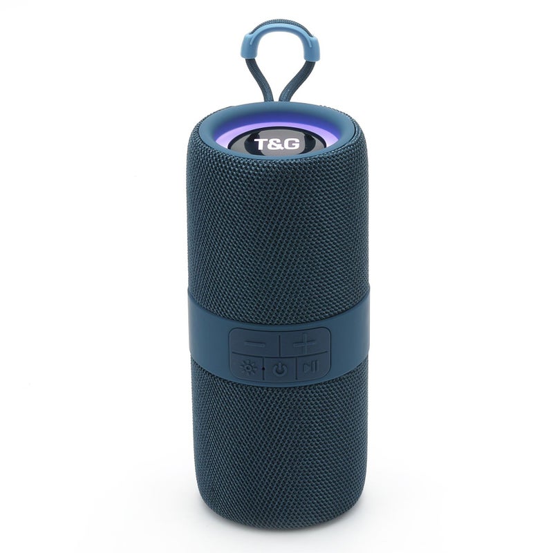 TG671 Portable Bluetooth Speaker with LED Blue 