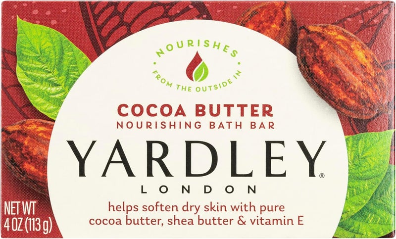 Yardley London Cocoa Butter Nourishing Bath Bar Soap - 4.25 oz - Image 1