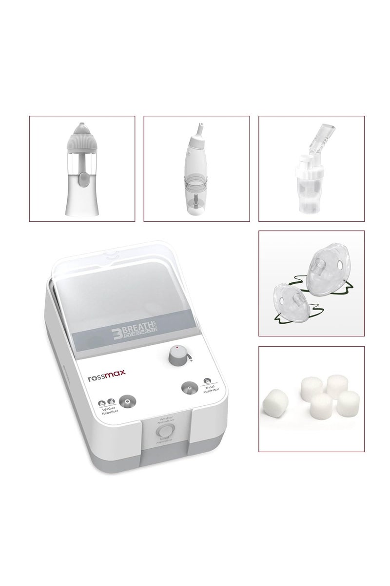 ROSSMAX NK1000 THREE IN ONE Respiratory Solution (White) - Image 2