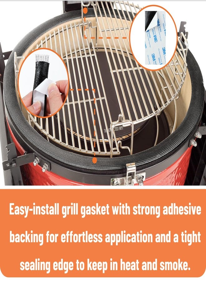 UNCO- Wire Mesh Gasket Kit, 150 Inch Long x 1.2" Wide, Fiberglass Smoker Gasket Seal High Temp, Fit for Kamado Joe and Big Green Egg - Image 4
