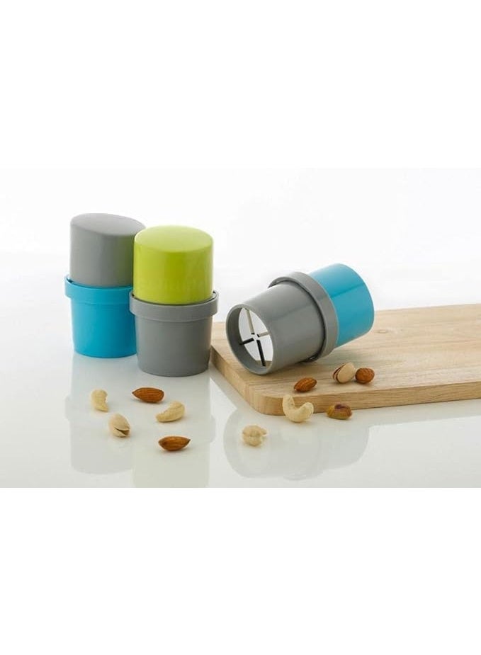 Solitude Dry Fruit Cutter, Slicer, Grinder, Chocolate Cutter and Butter Slicer with 3 in 1 Blade Kitchen Tools, Gadgets for Almonds, Cashews etc (Stainless Steel, 1 Piece) - Image 2