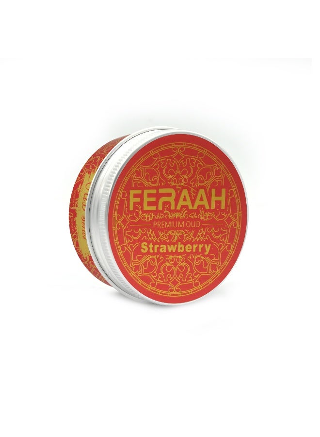 Premium Oud Strawberry Air Freshener Combo with Golden Sitting Bunny Decor | Long-Lasting Fragrance for Car Home Office | Organic Spill-Proof Freshener - Image 2