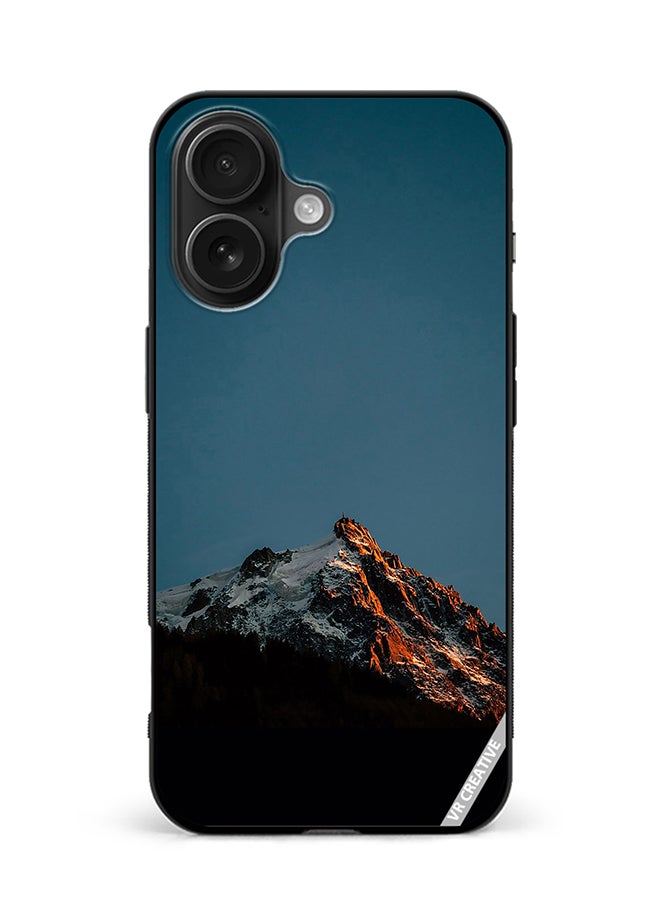 VR CREATIVE Protective Case Cover For Apple iPhone 16 Plus Mountain Design Multicolour