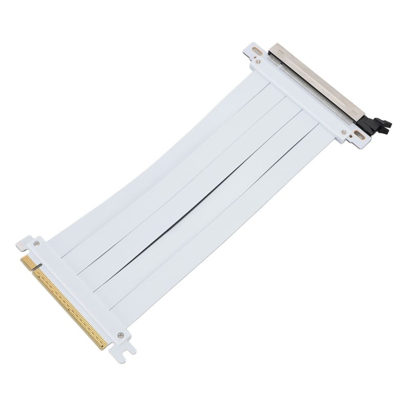 كابل رايزر PCIE 4.0 بطول 20 سم - كابل تمديد لمعالجات الرسومات (GPU) بالتصميم السهل التثبيت (الوصلة والاستخدام)، كابل رايزر عالي السرعة مع تدفق هواء محسن لبناءات الحواسيب ITX، الألعاب المتطورة، الخوادم وتطبيقات الذكاء الاصطناعي - Image 3