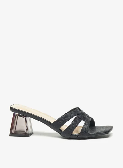 Celeste Women's Strappy Slip-On Sandals with Block Heels
