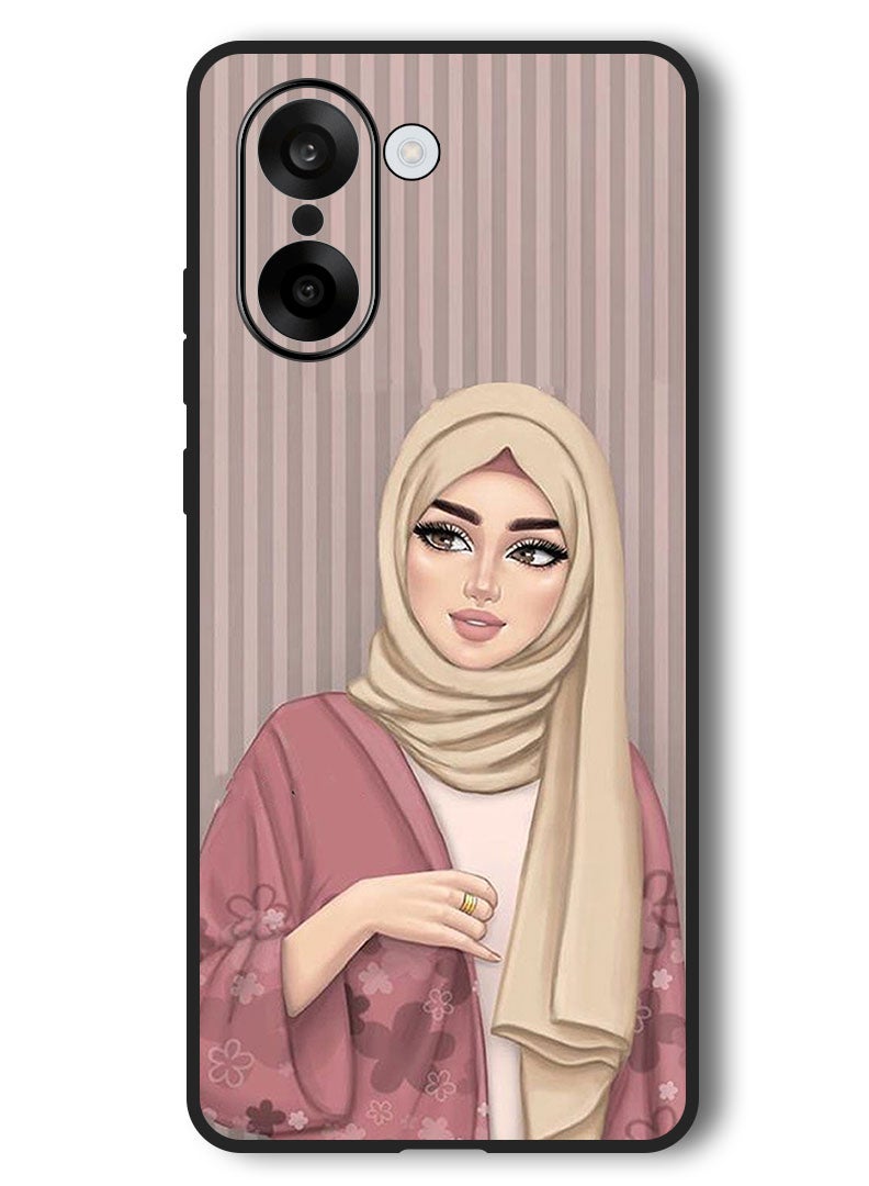 Theodor Case Compatible with OnePlus Nord CE 5 6.77 Inch Protection Shockproof Bumper Cover Hijab Girl 1 - Image 1