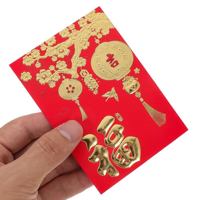 48 Pcs Chinese Red Envelopes 2025 Lunar New Year Cash Packets Traditional Hong Bao - Image 4