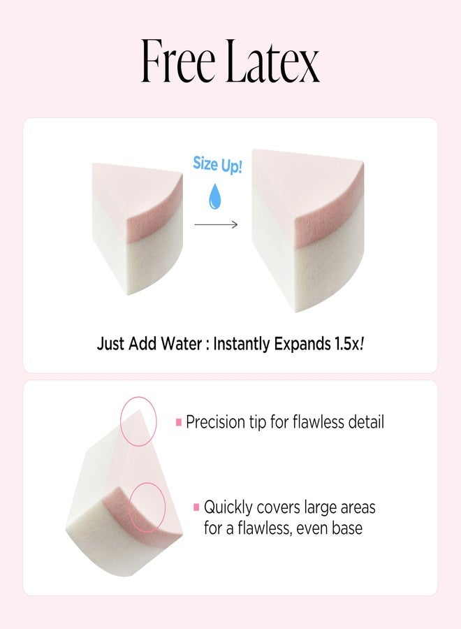 Piccasso Latex Round Makeup Sponge 6 Pieces - Image 4