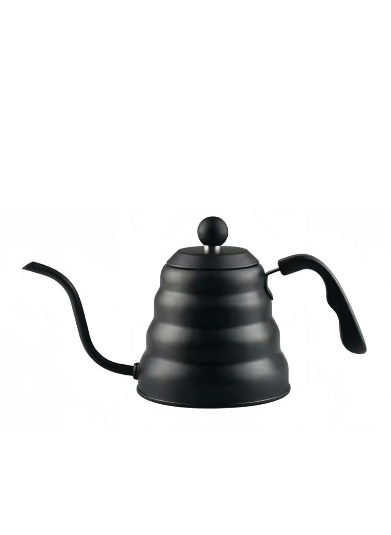 Generic - Hand Drip Gooseneck Tea Pot With Lid Black 1200ml - Image 1