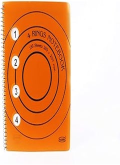 Yassin Yassin o540 4 rings notebook mixed 152 sheets 210x297mm 4 subject a4 60gsm - Assorted colors 