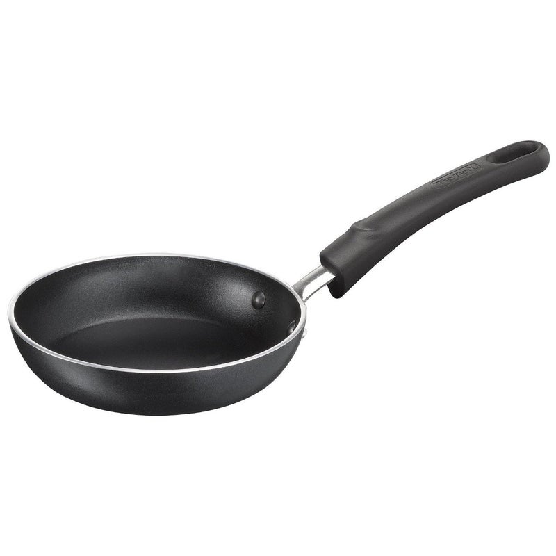 T-fal Tefal Ideal Mini One Egg Wonder Non-Stick Frying Pan, 12 cm, Non Induction, Black,Package May Vary - Image 1
