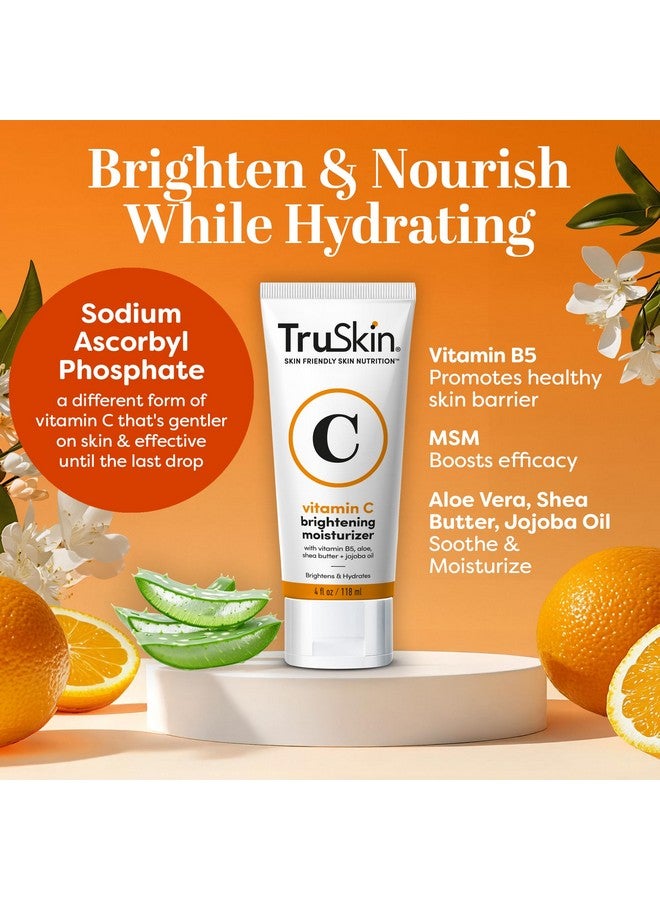 TruSkin Vitamin C Face Moisturizer for Women - Brightening, Anti Aging, Hydrating, Skin Wrinkle Cream - Vitamin B5, Vitamin E, Jojoba Oil, Aloe Vera & Green Tea, 2 fl Oz - Image 2