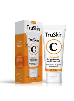 TruSkin TruSkin Vitamin C Face Moisturizer for Women - Brightening, Anti Aging, Hydrating, Skin Wrinkle Cream - Vitamin B5, Vitamin E, Jojoba Oil, Aloe Vera & Green Tea, 2 fl Oz  - Image 1