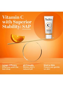 TruSkin TruSkin Vitamin C Face Moisturizer for Women - Brightening, Anti Aging, Hydrating, Skin Wrinkle Cream - Vitamin B5, Vitamin E, Jojoba Oil, Aloe Vera & Green Tea, 2 fl Oz  - Image 5