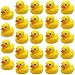 umbresen Yellow Rubber Ducks Preschool Bath Toys Bathtub Duckies Gift for Baby Shower Infants Toddlers Car Pool Float Halloween Adults Party Favors Carnival Decorations Mini Yellow 1824pcs - Image 2