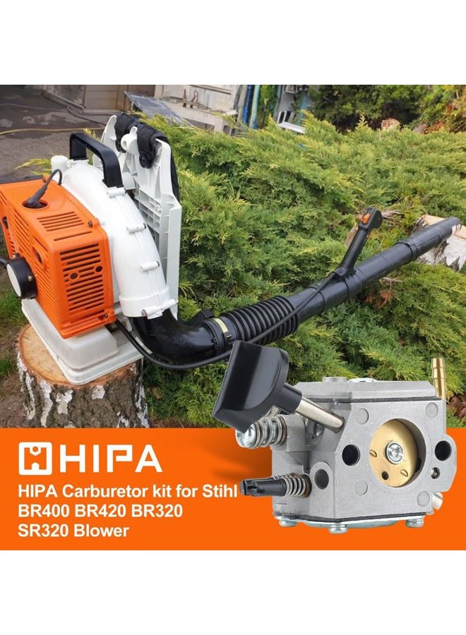 HIPA Carburetor with Repower Kit Air Filter for STIHL BR340 BR340L BR380 BR420 BR420C SR340 SR420 Backpack Blower - Image 2
