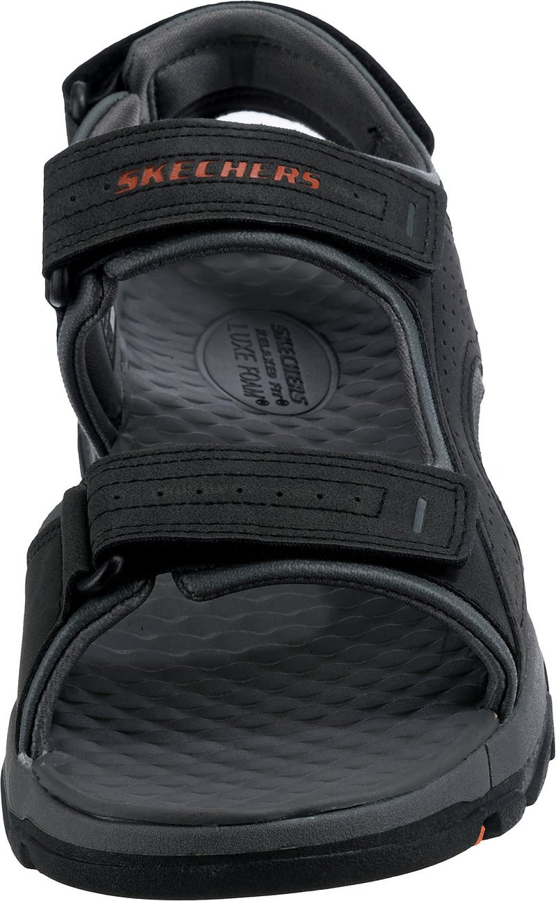 SKECHERS صندل مائي مفتوح من سكيشرز للرجال، أسود، 10 - Image 3