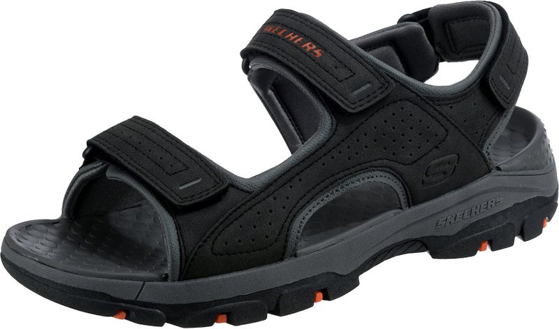 SKECHERS صندل مائي مفتوح من سكيشرز للرجال، أسود، 10 - Image 1