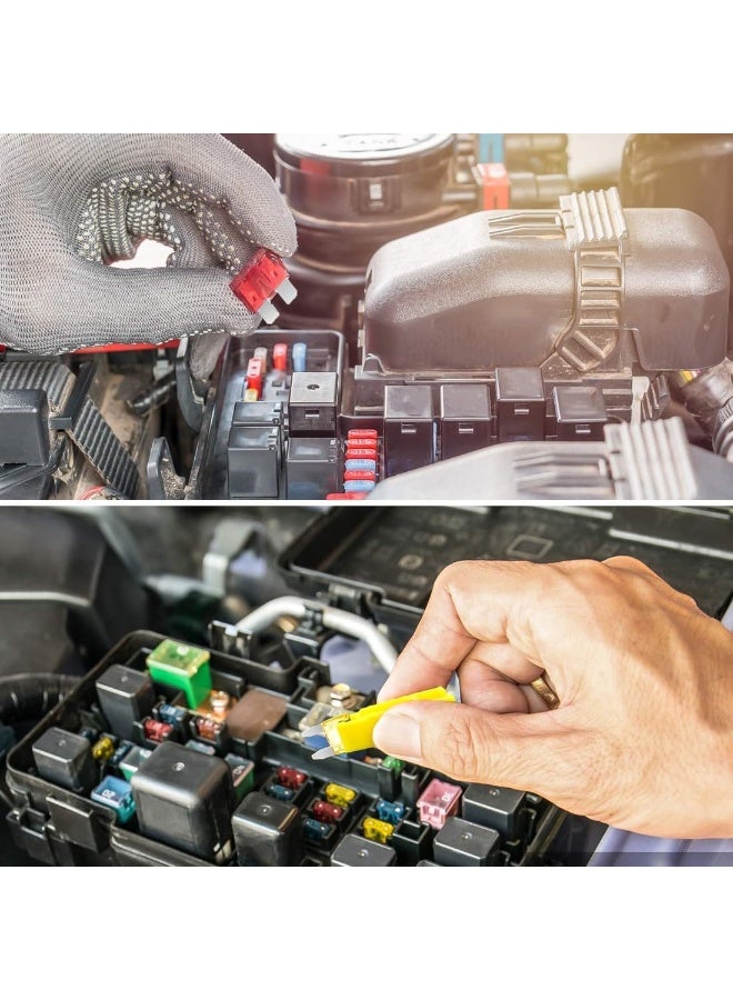 120Pcs Automotive Fuse Kit, Standard, Mini and Thin Mini Insert Fuses, 2A, 5A, 10A, 15A, 20A, 25A, 30A, 35A Replacement Fuses for Auto Car Boat Truck Suv Automotive Auto Accessories - Image 5