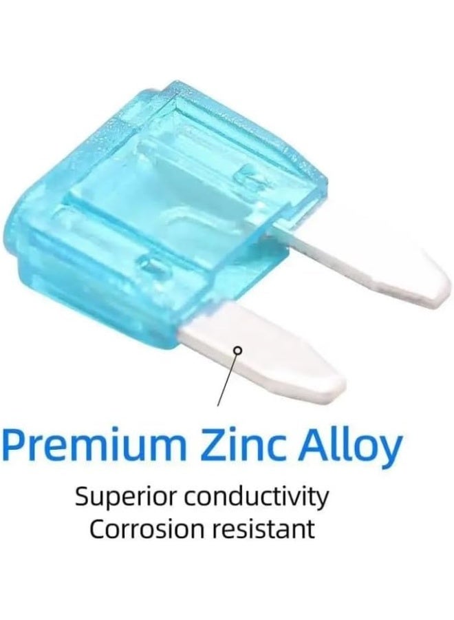 120Pcs Automotive Fuse Kit, Standard, Mini and Thin Mini Insert Fuses, 2A, 5A, 10A, 15A, 20A, 25A, 30A, 35A Replacement Fuses for Auto Car Boat Truck Suv Automotive Auto Accessories - Image 2