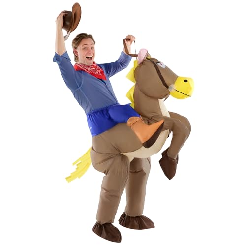 Morphsuits Morph Inflatable Horse Costume Adult, Blowup Riding Horse Costume, Halloween Costumes For Men, One Size - Image 4