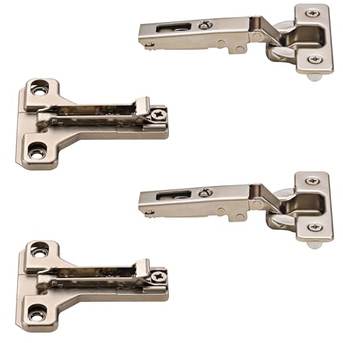 SALICE 2 Salice European Face Frame Hinges #C2P6A with Face Frame Clip On Adapter Plates - Image 1