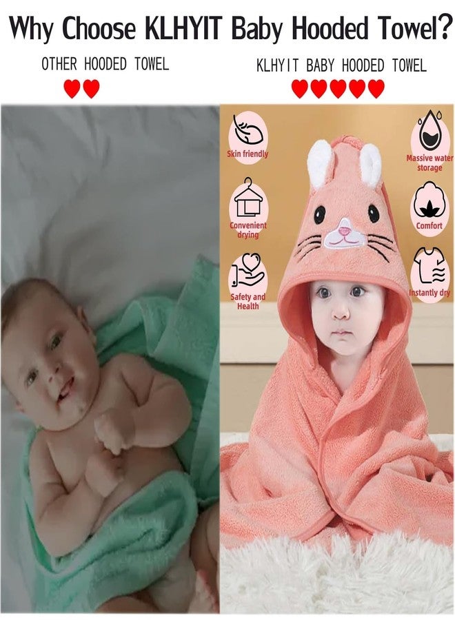 SINGTHITA Hooded Baby Towel-Premium Soft Baby Bath Towel for Bathtub for Newborn,Infant-Ultra Absorbent,Natural Baby Stuff Towel for Boys and Girls(Elephant,Bear)(Kitty)|Polyester Blend - Image 4