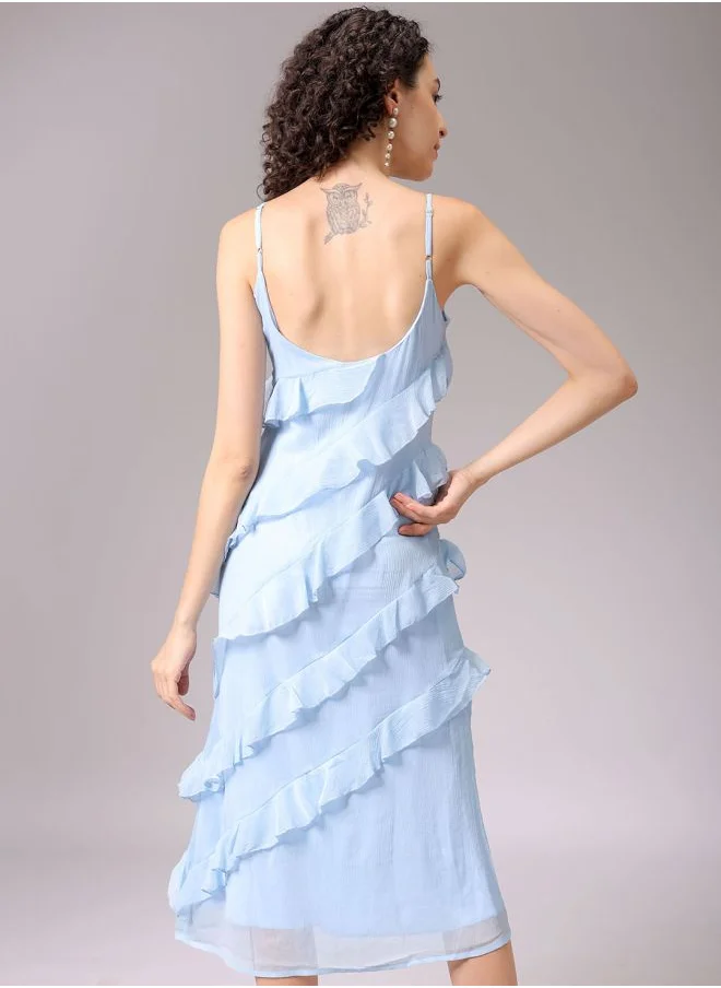Freehand Women A-Line Casual Solid Slip Dress